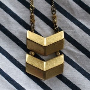 J. Crew Gold Arrow Pendant